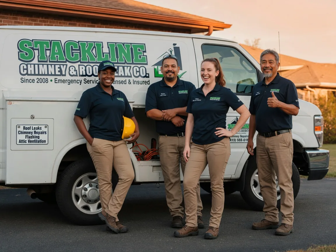 Chimney flashing repair company in Castleton, VT